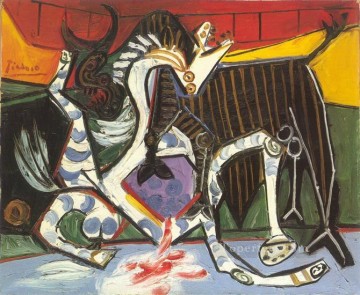 corrida Painting - Corrida de toros 1923 cubismo Pablo Picasso